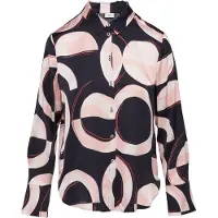 s.Oliver Black Label Blouse navy / rosa / rosé / cranberry