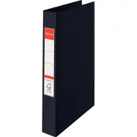 Esselte ringmap Vivida zwart, 4 ringen - 3 stuks
