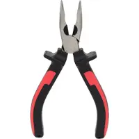 Ks Tools platte ronde tang 115.1018, gemaakt van gereedschapsstaal, gewicht 250 gram