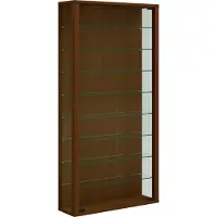 VCM Vitrosa Maxi vitrinekast Wandmodel met 2 glazen deuren 8 glazen plankenKernnoten decor.