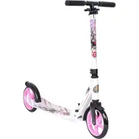 Star Scooter Alu City vouwbaar 205mm XXL staplank, wit / lila unisex