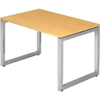 Hjh OFFICE PRO REGO 12 S - 120x80 Beuken/Zilver Tafelhoogte I In hoogte verstelbaar