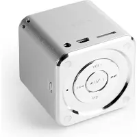 Technaxx Mini-luidspreker MusicMan Mini AUX, SD, USB Zilver