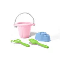 Green Toys Setje met emmer, hark en schep - Roze
