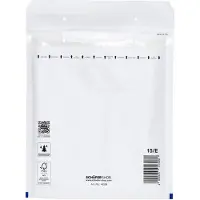 Schäfer Shop Pure Luchtkussenenveloppen, 215 x 265 mm, wit, 100 stuks