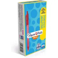 Papermate InkJoy 100 RT InkJoy Intrekbaar Balpen Rood 0,8 mm Medium Balpen 20 Stuks
