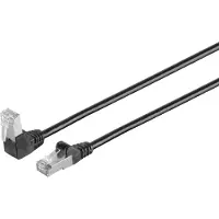 Shiverpeaks S/FTP CAT6 Gigabit netwerkkabel haaks/recht / zwart - 2 meter