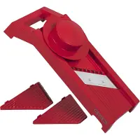 Gsd Haushaltsgeräte Universele groentesnijder "3-in-1" rood, Keukenrasp, Rood