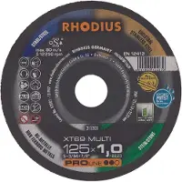 Rhodius XT69 MULTI BOX 211211 Doorslijpschijf recht 125 mm 10 stuk(s)