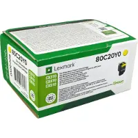 Lexmark Toner 80C20Y0 (802Y) Geel