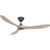 CasaFan ECO GENUINO plafondventilator zwart/licht hout 152 , Eco Genuino, Hout, Woonkamer, Hout, Modern