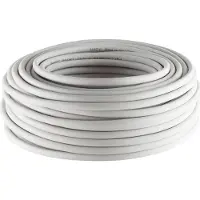 S/CONN S/FTP CAT6 Gigabit netwerkkabel met vaste aders - AWG24 / grijs - 50 meter