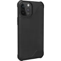 Uag Metropolis LT Backcover voor de Apple iPhone 12 Pro Max - Leather Black