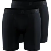 Craft ACTIVE BOXER 6-INCH 2-PACK M Heren Sportonderbroek - Zwart