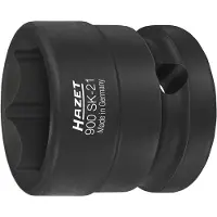 Hazet Krachtdopsleutel 900SK-21 · 1/2 inch (12,5 mm) vierkant hol · Buiten-zeskant-tractieprofiel · SW 21 mm