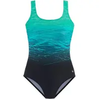 LASCANA Badpak petrol / jade groen / zwart