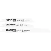Graphite Reciprocating Saw Blades (Sword Saw Blades, BIM, Set of 3)