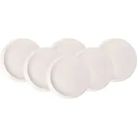 Villeroy & Boch Bord NewMoon Diep Wit (6-Delig)