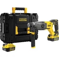 Stanley FATMAX V20 18V Brushless SDS+ Boorhamer (met 2x 4.0Ah accu en lader) SFMCH900M22-QW