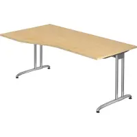 Hjh OFFICE PRO BELA 18 S - Esdoorn 180 x 100