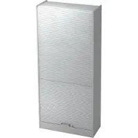 Hjh OFFICE PRO SIGNA R90 CE - Grijs/Zilver Roldeurkast Hoogte van de map | 5 OH Chrome metaal handgreep