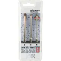 ALPEN-MAYKESTAG 0028900003100 Glasboorset 3-delig 5 mm, 6 mm, 8 mm 1/4 (6.3 mm) 1 stuk(s)