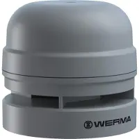 Werma Signaltechnik Sirene 161.700.70 Midi Sounder 12/24VAC/DC GY Meertonig 12 V, 24 V 110 dB