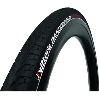 Vittoria Tire Randonneur Reflective 700c X 47 Rigid Road Tyre Zwart 700C x 47