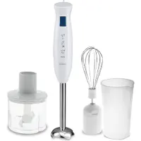 Sogo Staafmixer 400 W Met maatbeker, Met hakmolenopzet, Met garde Wit