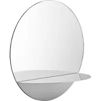 Normann Copenhagen Horizon spiegel rond Roestvrij staal