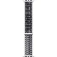 Apple Watch 38/40/41 mm Nylon Sport Loop Nike Horlogeband Summit White/Zwart
