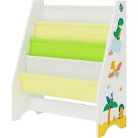 En.casa Kinderrek Fisterra 74x62x29 cm dinosaurus motief