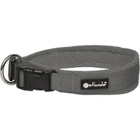 Petlando Hondenhalsband Mesh Antraciet - Klikhalsband - 25-30/2 cm