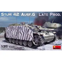 Mini art Modelbouwpakket Militaire voertuigen - 35355 StuH 42 Ausf. G Late Prod. Tank Plastic - 1:35 - Modelbouw
