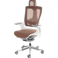 MCW Bureaustoel MERRYFAIR Wau 2, bureaustoel draaistoel, bekleed/mesh, ergonomisch ~ mandarijn