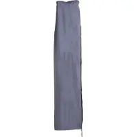 Mendler Beschermhoes voor zweefparasol tot 4 m, afdekhoes met ritssluiting ~ blauw