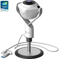 J5CREATE 360° AI niet-ondersteunde webcam met luidspreker, microfoon