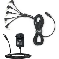 MyVolts EU731M - Power splitter kabel volca zwart incl 9V PSU, Stroomkabel