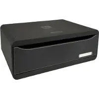 Exacompta Toolbox zwart, archiefmodule met 1 lade & etikethouders, liggend formaat 270 mm diep, stapelbaar, 25 jaar garantie