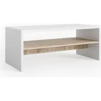 Vicco Salontafel – 99.6 x 39.8 cm Wit/Sonoma
