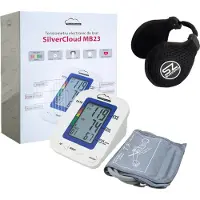 Silvercloud Bloeddrukmeter, Promo SilverCloud MB23 elektronische arm bloeddrukmeter en Midland Subzero Sun hoofdtelefoon als G (Bovenarm bloeddrukmeter)