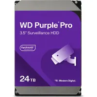 Western Digital WD Purple Pro WD240PURP - Harde schijf - 24 TB - Video-observatie, intelligente video - intern - 3.5" (8.9 cm) - SATA 6Gb/s - 7200 rpm - Cache: 512 MB