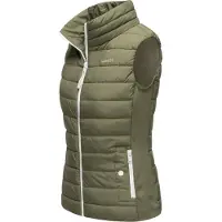 MARIKOO Bodywarmer 'Reimii' olijfgroen / wit