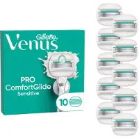 Gillette venus Pro ComfortGlide Sensitive Scheermesjes Voor Vrouwen - 10 stuks - van de makers van Breeze
