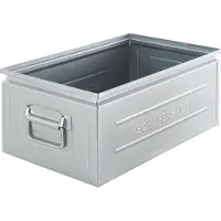 Schäfer Shop stapelbak, 29,5 l, 50 kg, L 527 x B 308 x H 200 mm, staal, gegalvaniseerd