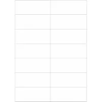 Schäfer Shop Universele etiketten, 105,0 x 42,3 mm, permanentklever, 1400 stuks