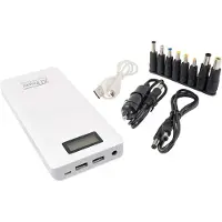 XTPower XT-16000 QC3 Powerbank 15600 mAh Quick Charge 3.0 Li-ion USB, DC-aansluiting 3,5 mm Wit Statusweergave