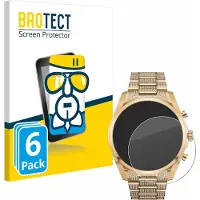 BROTECT Screenprotector 6 Stuks voor Michael Kors Access Gen 6 Bradshaw Beschermglas transparant