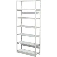 Kerkmann Complete stelling PROGRESS 500 T, basissectie, zonder achterwand, H 2250 x B 960 x D 300 mm