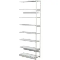 Kerkmann Complete stelling PROGRESS 500 T, aanbouwsectie, zonder achterwand, H 2600 x B 950 x D 340 mm